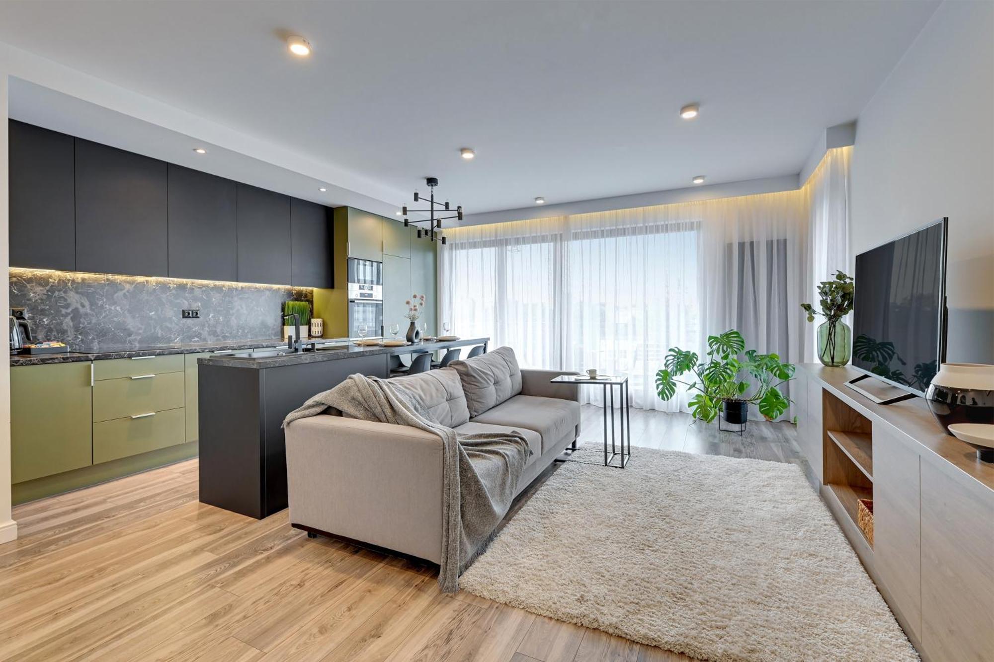 Aura Island Riverside By Downtown Apartments Gdańsk Exterior foto