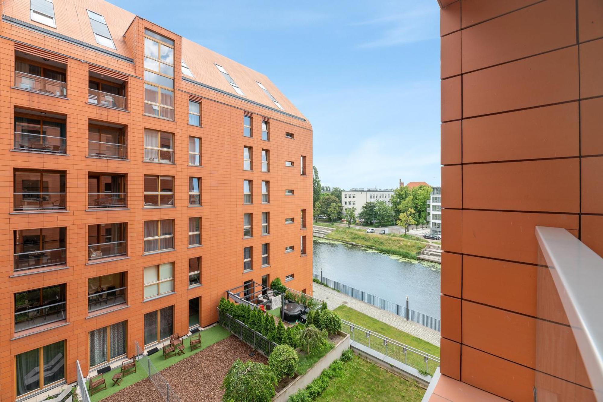 Aura Island Riverside By Downtown Apartments Gdańsk Exterior foto